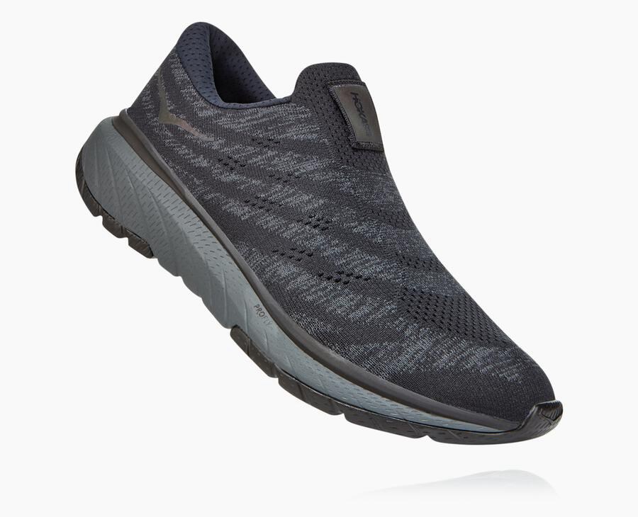 Zapatillas Running Hoka One One Hombre - Cavu 3 Slip - Negras - JLS326487